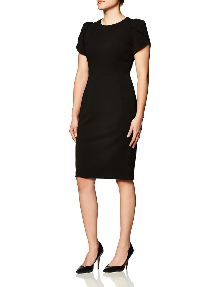 Calvin Klein Damen Essential ärmelloses Etuikleid