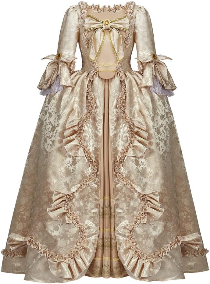CosplayDiy Damen Königin Marie Antoinette Rococo Ballkleid Gothic Viktorianisches Kostüm