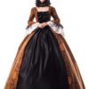 CountryWomen Damen Rococo Ballkleid aus dem 18. Jahrhundert – Lange Gothic-Victorianische Kostüme für Maskeraden und Themenpartys