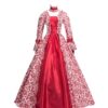 CountryWomen Rokoko Ballkleid für Damen aus dem 18. Jahrhundert – Lange gotische viktorianische Kostüme für Maskenbälle