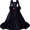 CountryWomen Rokoko Ballkleid für Frauen aus dem 18. Jahrhundert - Lange Gothic Viktorianische Kostüme für Maskenball-Themen