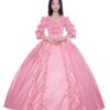 CountryWomen Viktorianisches langes Kleid für Damen – Rokoko Partykleid für Maskerade und Bälle