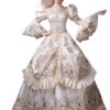 CountryWomen Viktorianisches langes Partykleid für Damen – Rokoko Maskerade Ballkleid