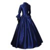 Damen Rokoko Ballkleid - Gothic Mittelalterkleid im Renaissance-Stil, viktorianisch, irisch, retro, vintage, mit Schnürung für Halloween, Partys, als Königin oder Prinzessin