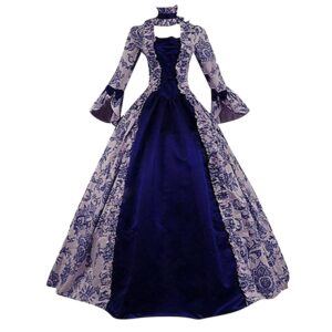 Elegantes Gothic Kleid für Damen im Mittelalterstil – Viktorianisches Retro-Design, Vintage Partykleid im 50er Jahre Look, Renaissance Cocktailkleid für besondere Anlässe