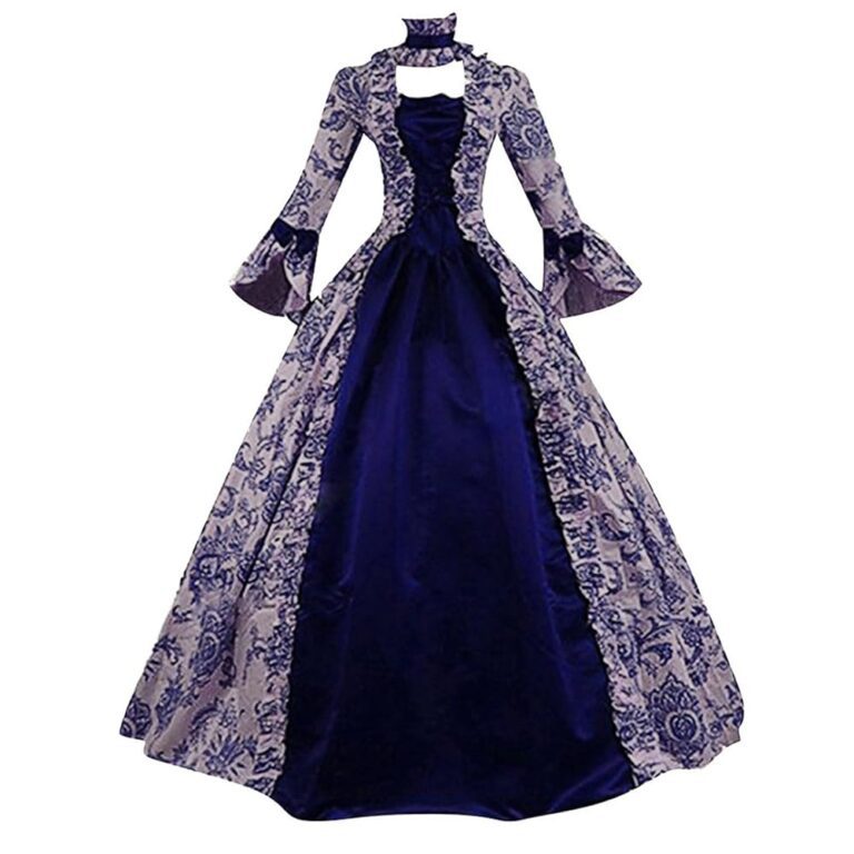 Elegantes Gothic Kleid für Damen im Mittelalterstil – Viktorianisches Retro-Design, Vintage Partykleid im 50er Jahre Look, Renaissance Cocktailkleid für besondere Anlässe