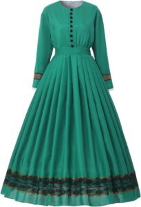 GRACEART Damen Kostüm im Rokoko-Stil aus den 1860er Jahren für viktorianische Partys