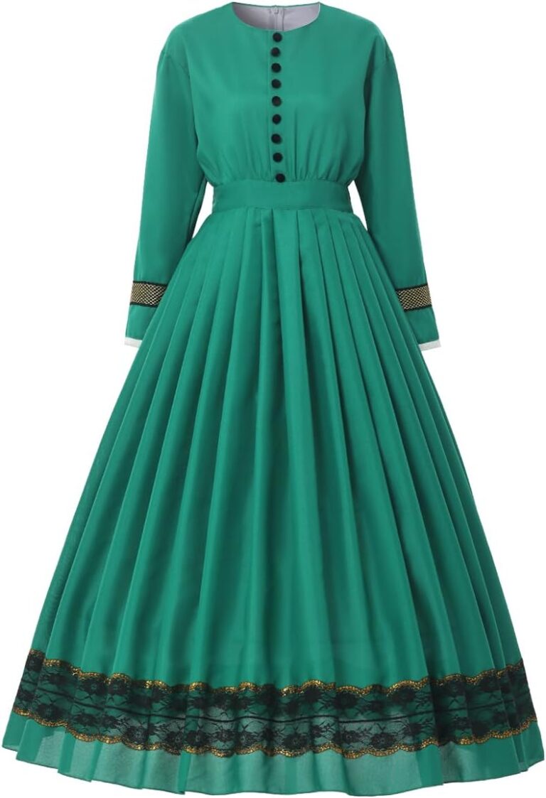 GRACEART Damen Kostüm im Rokoko-Stil aus den 1860er Jahren für viktorianische Partys