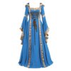 Halloween-Kostüme für Frauen - Elegantes Spitzenkleid in Plus-Size mit modischen Ärmeln - Gothic-Cosplay-Kleid für Erwachsene