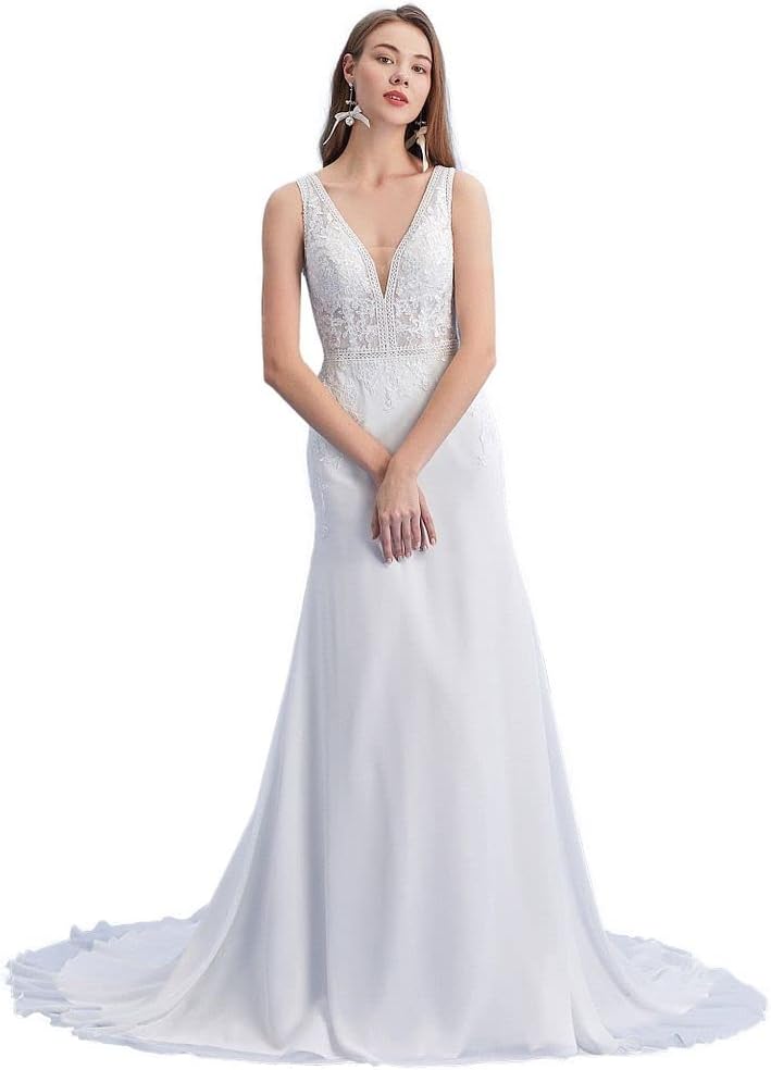 HBH Hamburger Brautmoden Hochzeitskleid Fit und Flair HL21021 in Elfenbein