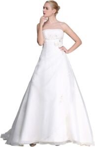 Hochzeits-Shop Hamburg: HBH Hamburger Brautmoden Brautkleid WD17U11 in Ivory