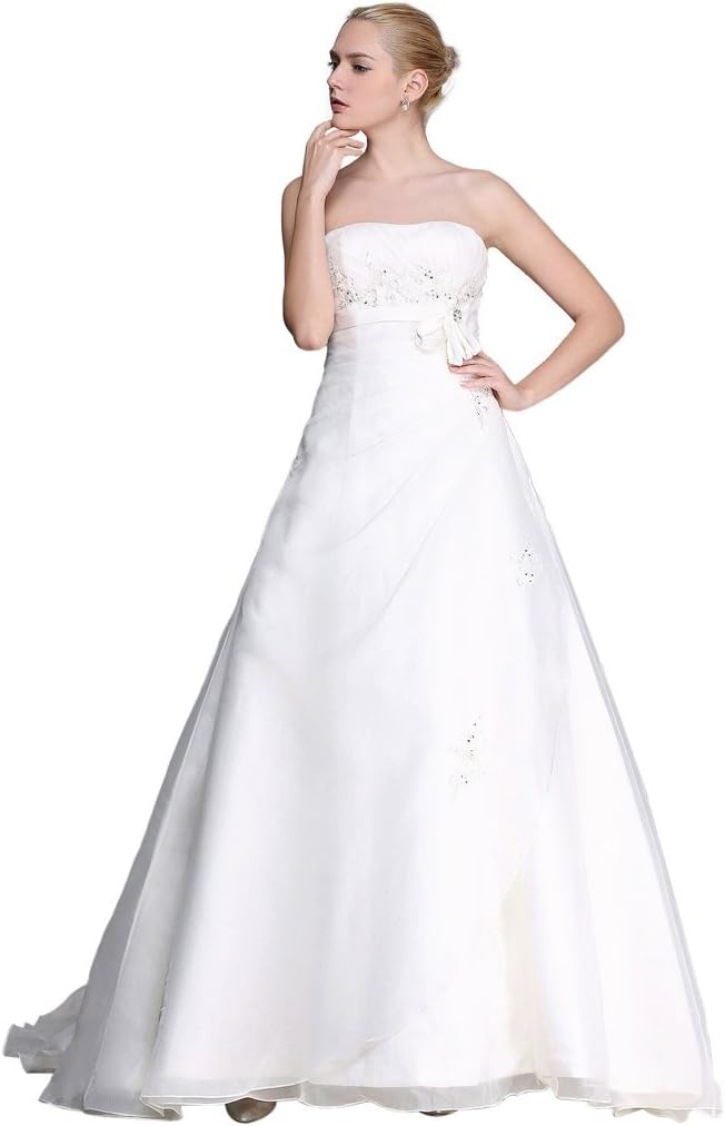 Hochzeits-Shop Hamburg: HBH Hamburger Brautmoden Brautkleid WD17U11 in Ivory