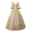 Mittelalterliches Renaissance-Kostüm für Damen – Elegantes Vintage Halloween-Abendkleid im Gothic-Stil, Prinzessinnen-Kleidung im Barock- und Rokoko-Design für Karneval und...