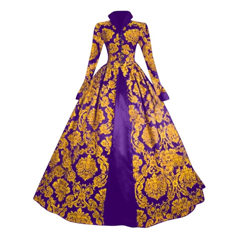 Mrat Damen Renaissance Ballkleid im Sale – Retro Mittelalterliches Rokoko Barock Kleid, Vintage Viktorianisches Outfit für Übergrößen, Palastverkleidung, Party Popeline Lolita...