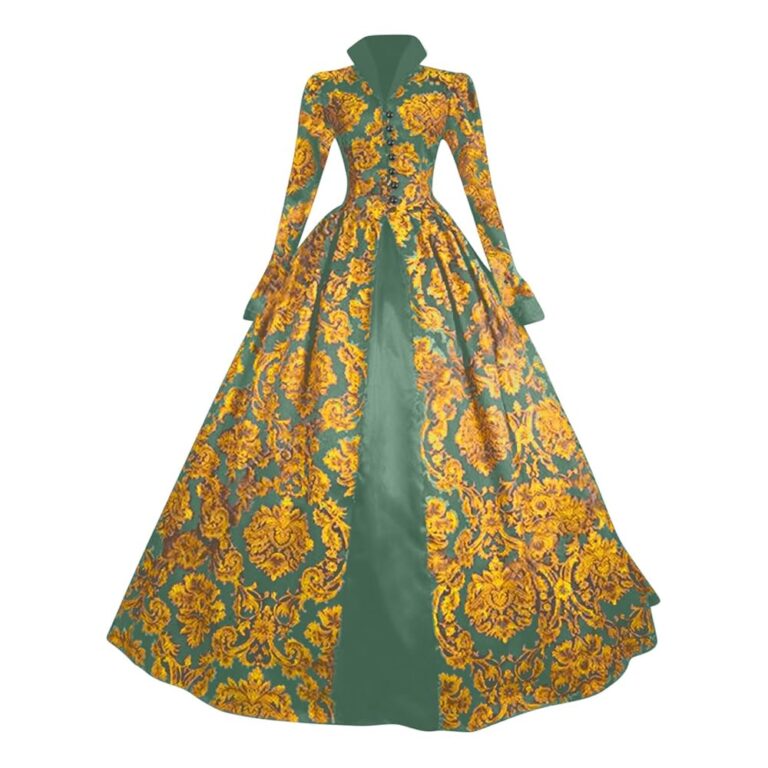 Mrat Damen Renaissance Ballkleid im Sale – Retro Mittelalterliches Rokoko Barock Kleid, Vintage Viktorianisches Palast-Kleid in Übergröße für Partys, Popeline Lolita Stil