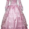 Rokoko Ballkleid für Frauen des 18. Jahrhunderts – Lange Gothic-Viktorianische Kleider für Maskenbälle