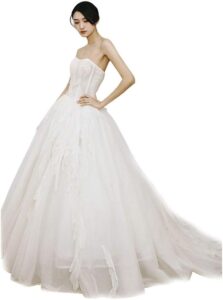 Spitzen-Hochzeitskleid für Damen, Brautkleid in Übergröße für Hochzeiten und Partys