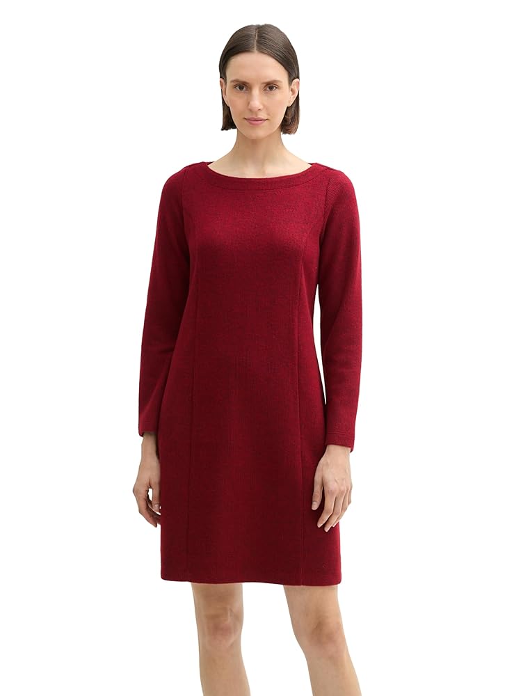 TOM TAILOR Damen Kleid aus Rippenstrick - gemütlich und stilvoll