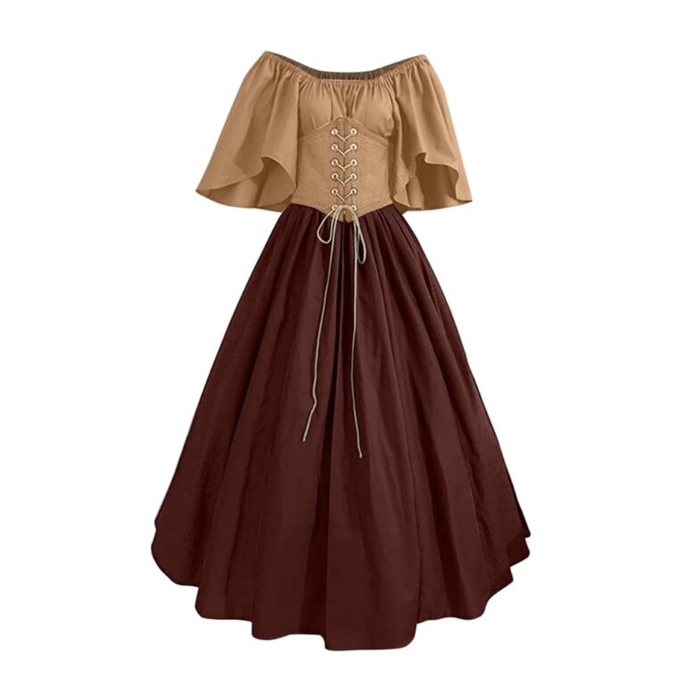 tsaChick Damen Sommerkleid Kurzarm Rundhals Vintage Gothic Patchwork Spitze Sexy Neck Kleid &bto393