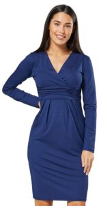 Zeta Ville Damen Langarmshirtkleid – Elegantes Bleistiftkleid in den Größen 36-46, Modell 285z