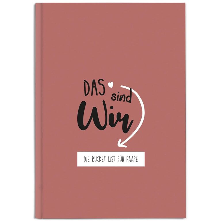 Cupcakes & Kisses® Bucket List Buch – Geschenkidee für Paare, Männer und Frauen, ideal für Jahrestage