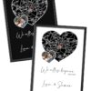 Der Ursprung – Individuelle Herz-Karte mit Koordinaten | Bild-Poster | Valentinstagsgeschenk für ihn und sie | Geschenk zum Jahrestag für Partner und Freundin