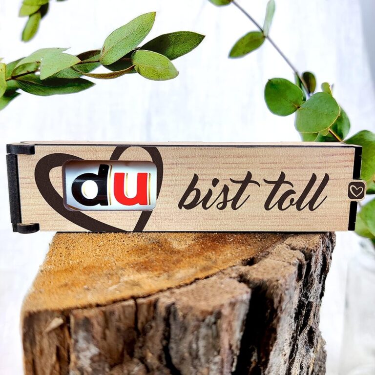 Du bist großartig - Geschenkbox mit Schokoriegeln und Duplo - kleines Geschenk für Frauen, Männer, Mütter und beste Freundinnen, Schokolade