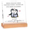 Geschenke für Frauen: Ich liebe dich - Valentinstagsgeschenk für Paare, Holzschilder zur Heimdekoration, Jahrestagsgeschenk für Hochzeitstag und Valentinstag