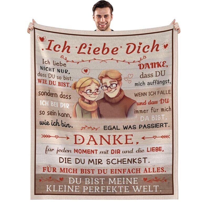 Geschenke 'Ich Liebe Dich' für Partner: Für Ihn und Sie - Ideal für Hochzeitstag, Valentinstag, Weihnachten und Jahrestag - Flauschige Geschenkideen für Männer, Frauen, Freunde,...