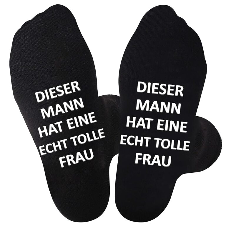 Jeasona Socken Geschenk für Ehemänner – Weihnachten, Hochzeitstag, Geburtstag, Valentinstag – Ich liebe dich Geschenke für Männer