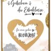 Joli Coon Valentinstagskarte für Männer mit Umschlag - Exklusiver Gutschein