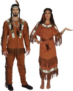 MAYLYNN Damenkostüm Indianerin Noya, Größe L