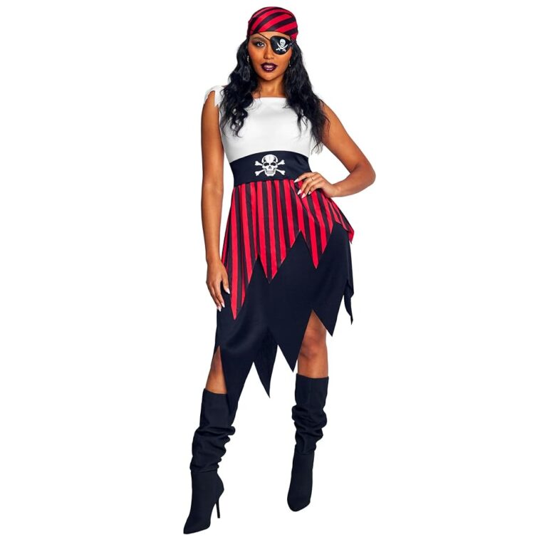 Morph Costumes Damen Piratenkostüm für Karneval, Halloween und Kostümpartys – Sexy Piratin Kleid für Damen