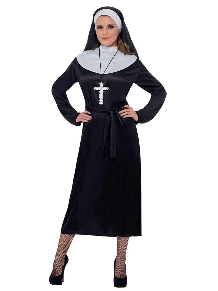 Smiffys BR20423XS Damen Nonne Kostüm