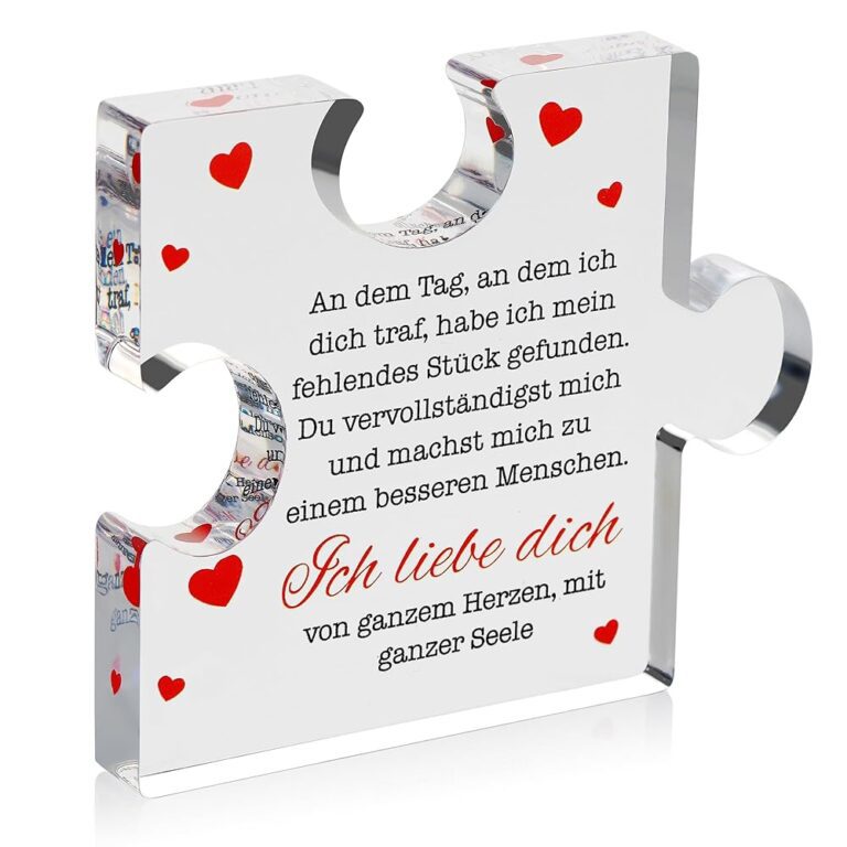 VELENTI Partner- und Pärchen-Geschenke - Romantisches Liebesgeschenk für sie und ihn - Perfekte Geschenke für Frauen und Männer zu Hochzeitstag und Jahrestag