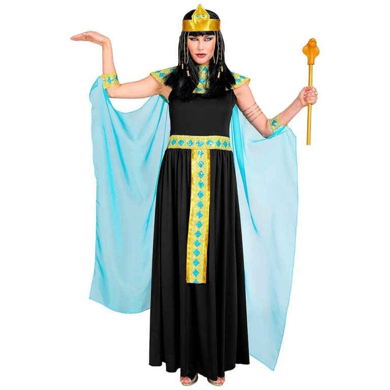 W WIDMANN MILANO Party Fashion - Cleopatra Kostüm, Kleid der ägyptischen Königin, Faschingskostüm