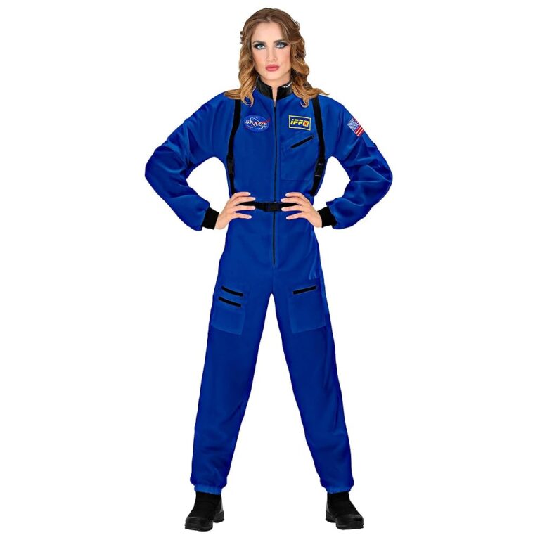 W WIDMANN MILANO Party Mode - Astronautin Kostüm, Raumanzug Overall, Weltraum, Space Girl, Raumfahrer, Faschingskostüm