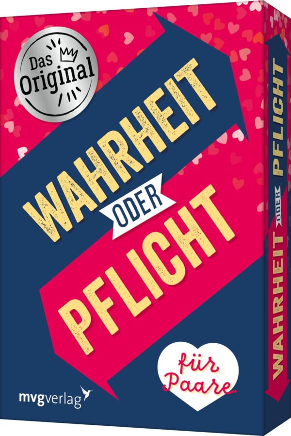 Wahrheit oder Pflicht für Paare – Das Original: Der Klassiker der Partyspiele. Ideal als Geschenk zu Hochzeit, Jahrestag oder Valentinstag. Ab 18 Jahren