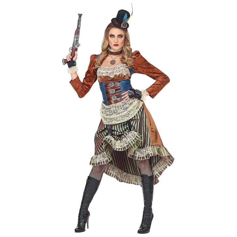 WIDMANN MILANO PARTY FASHION - Steampunk Kostüm, Kleid für Fasching, Karneval und Halloween