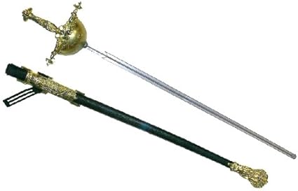 70 cm Musketier Degen für Karneval Kostüm Zubehör
