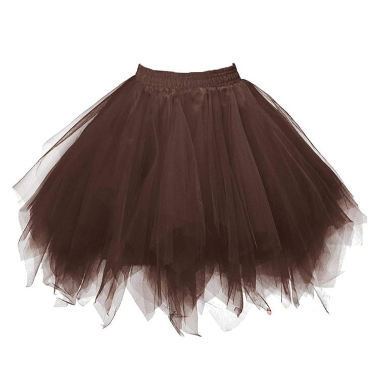 80er Jahre Damen Karneval Tüllrock Puffy Tütü Petticoat (MEHRWEG)