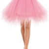 Bbonlinedress Vintage Tüllrock Petticoat im 50er Jahre Stil – kurzer Ballett-Tanzrock für Tanzkleider und Ballkleider