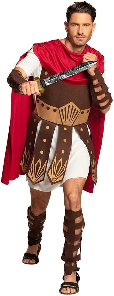 Boland 83806 - Gladiatorenkostüm für Herren, Caesar-Design, Römerlook, Arena-Kampf, Colosseum, ideal für Karneval, Halloween, Fasching, Mottopartys, Verkleidungen und...