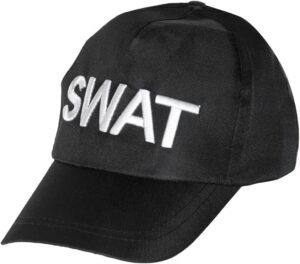 Boland 97045 - SWAT-Erwachsenenmütze, Hut für Polizei-Kostüme, ideal für Karneval, Mottopartys und Junggesellenabschiede