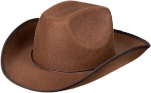 Boland - Cowboy-Hut für Erwachsene, ideale Kopfbedeckung für Faschingskostüme, Sheriff-Darstellungen, Rodeo-Reiter, Wildwest-Themen, Kostüme, Karneval und Mottopartys