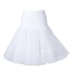 Boolavard 1950er Petticoat Reifrock Unterrock Crinoline für Rockabilly Kleider