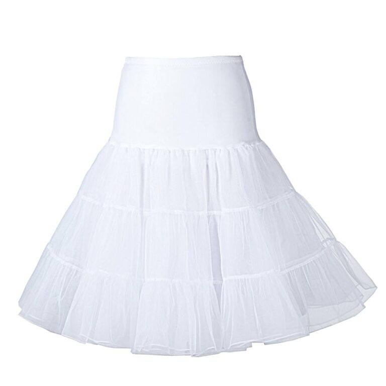 Boolavard 1950er Petticoat Reifrock Unterrock Crinoline für Rockabilly Kleider
