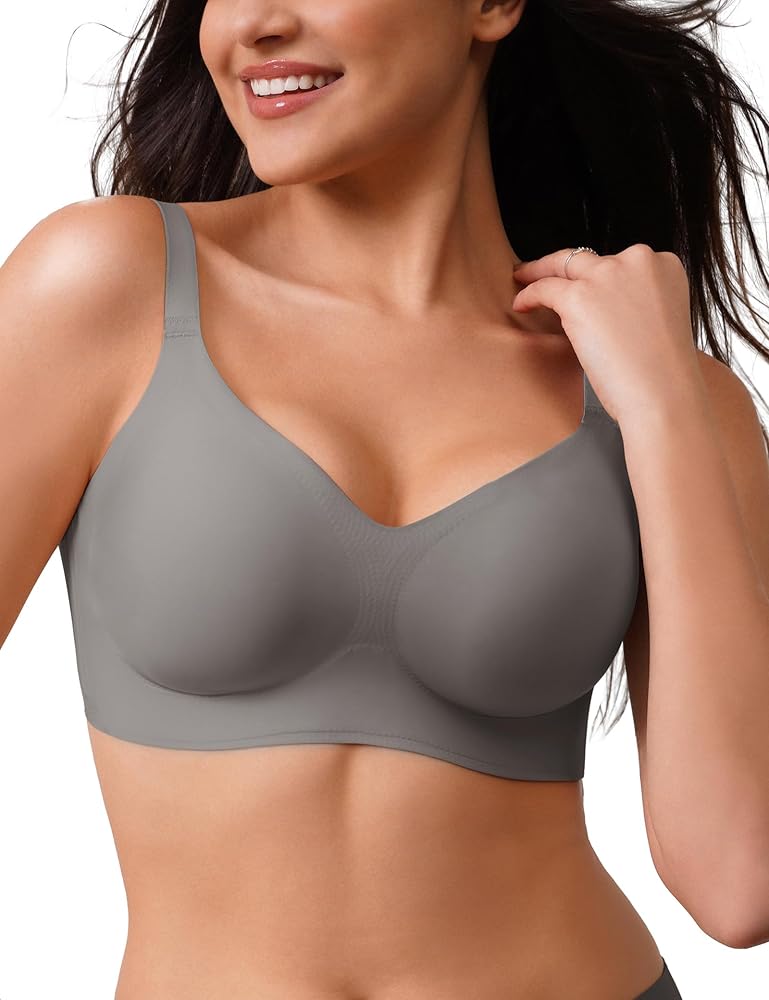 CLOSEMATE Nahtloser Büstenhalter für Damen – Bequemer und weicher bügelloser Bralette mit sanftem Hautgefühl in den Größen S-XXXL