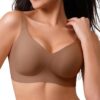 CLOSEMATE Nahtloser Büstenhalter für Damen – Bequemer, weicher und bügelloser Bralette mit glattem Hautgefühl in den Größen S-XXXL