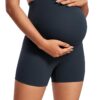 CRZ YOGA Damen Butterluxe Schwangerschafts-Shorts - Kurze Umstandsleggings für Yoga - 10cm/15cm